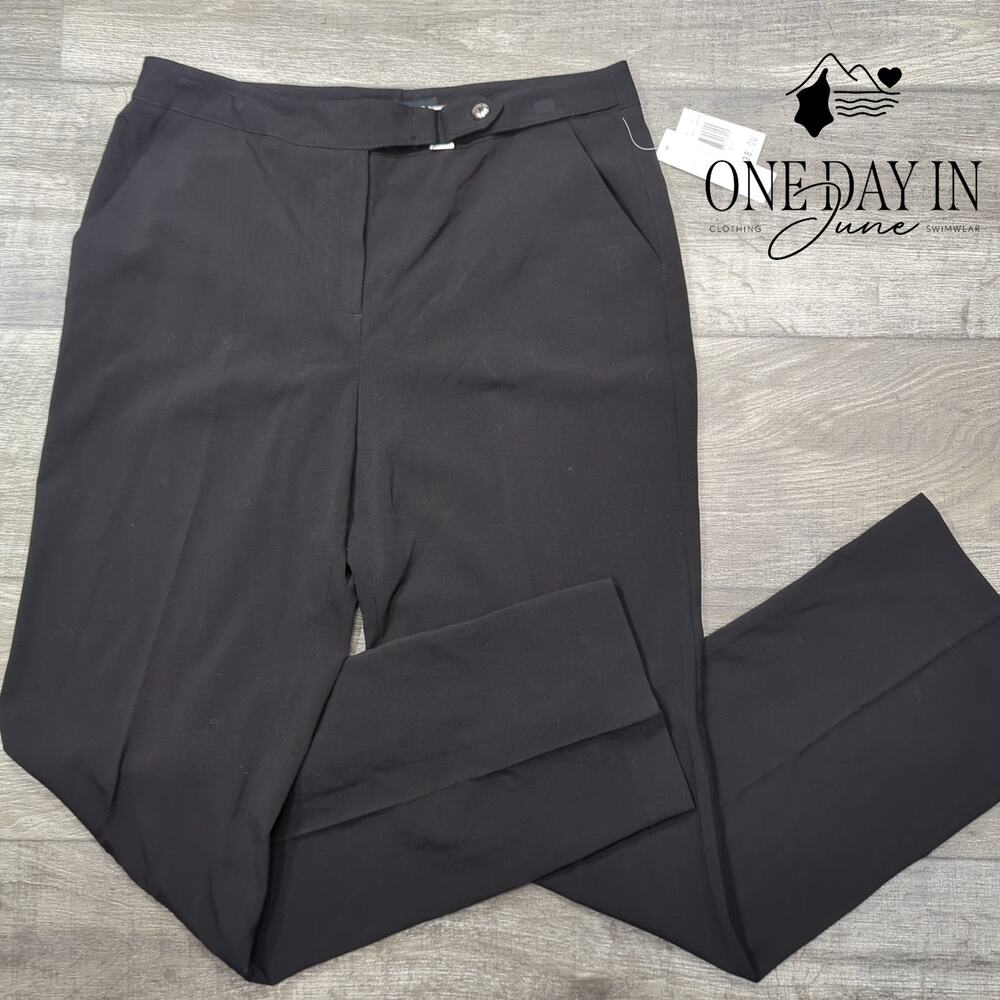 Larry Levine Straight Leg Dress Pants Size 10
